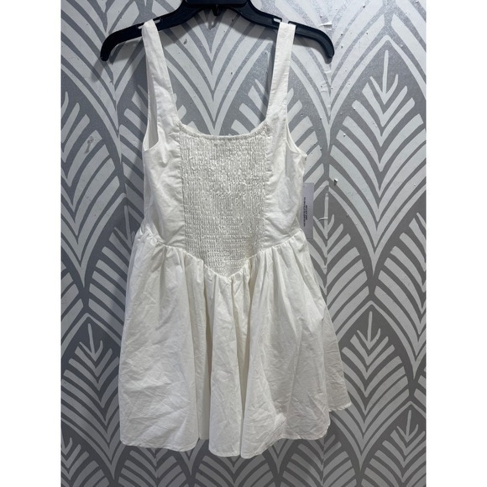 Princess Polly Straplie White Cotton
Mini Dress Square Neck Drop Waist
6 - Picture 7 of 8